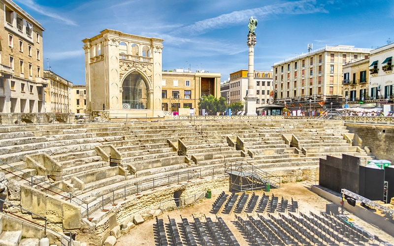 Roma Amfitiyatrosu - Lecce Gezilecek Yerler